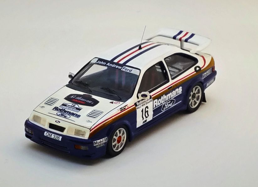 TARMAC WORKS HOBBY64 Ford Sierra RS Cosworth RAC Rally modellino auto pressof... EUR 54,40